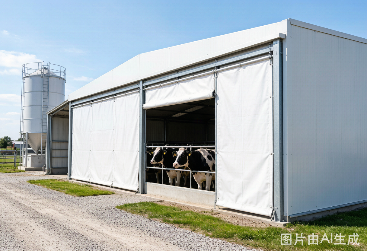 Livestock farm PVC curtain enclosure